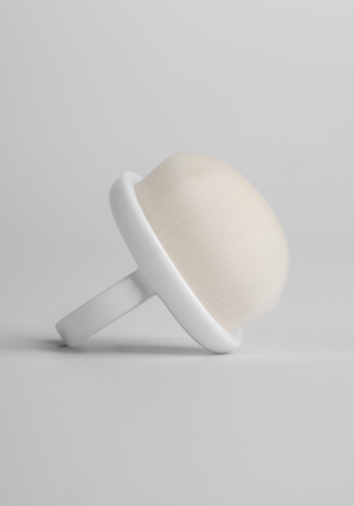 MUSA Nails пръстеновидна четка за прах – мека nail dust brush четка за почистване на прах след пилене и маникюр