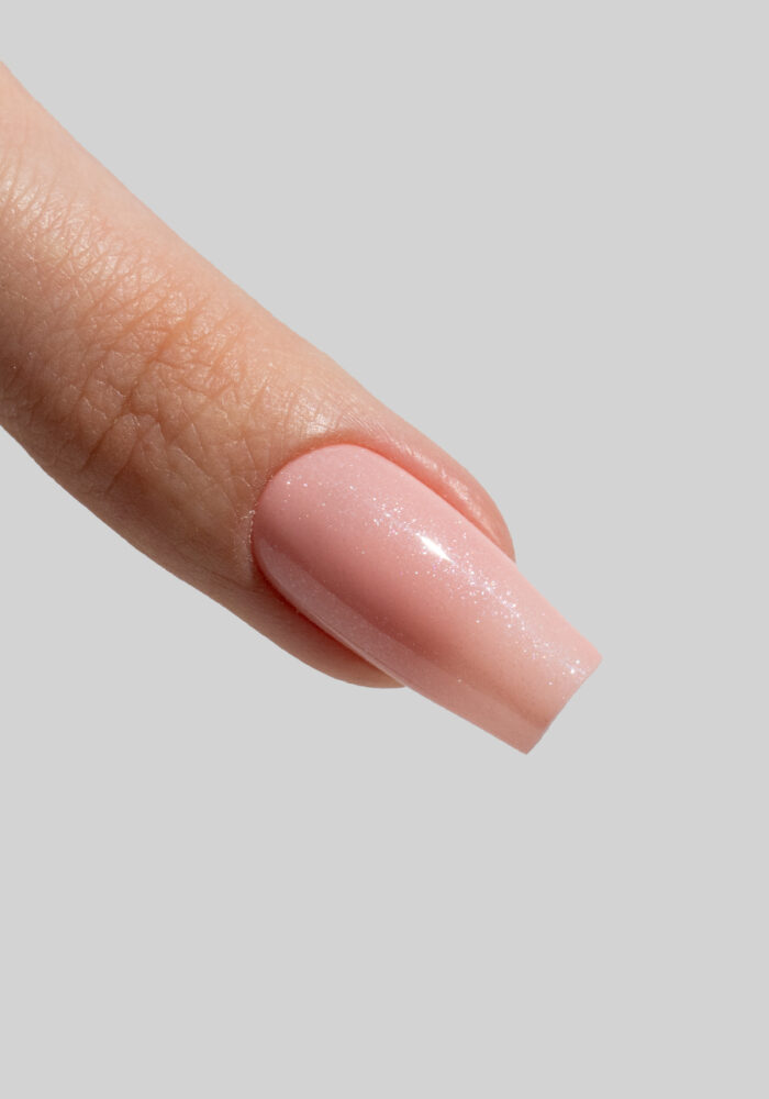 MUSA Nails Gel Polish GP030 Twinkle – перлено розов гел лак с микроблясък и shimmer ефект, 7 мл