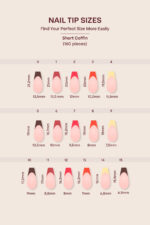 Acrylic Gel Tip Master Pro X® Sunset Series – Short Coffin - Image 8