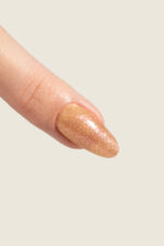 Полуперманентен гел лак SP004 – Gold Glitter - Image 4